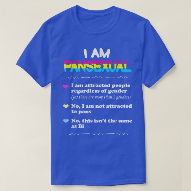 Camiseta Panseual    DefinitionEngraçado Orgulho gay LGBT  (Frente do Design)