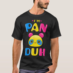 Camiseta Panseual Pride Gift Pan Flag LGBTQ Cute I'm Pan Du