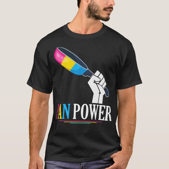 Camiseta Panseual Pride Pan Power, Funny Panseuality Pan Pr (Frente)