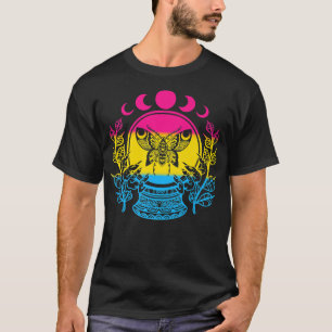 Camiseta Panseualidade Bruxa Borboleta Fase da Lua, Panseua