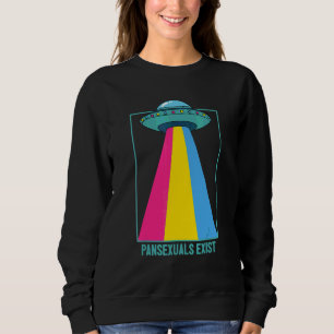 Camiseta Pansexuais Existem Bandeira Arco-íris Orgulho Pan 