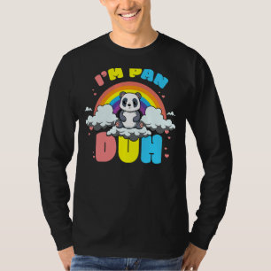 Camiseta Pansexual Panda Arco-Íris Gay Lgbtq Lgbt Pride