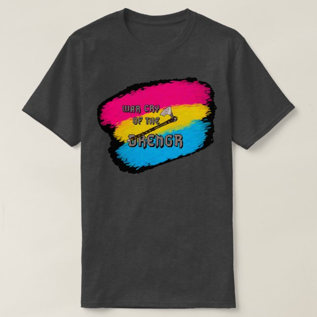 Camiseta Pansexual Pride Norse Axe Classic TShirt (Frente do Design)