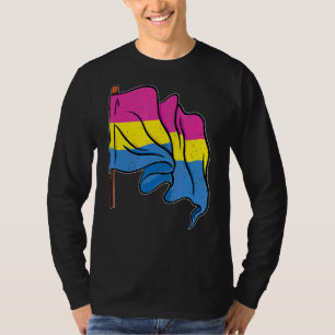 Camiseta Pansexualidade Flag Pan Pride Human Rights Lgbt Fr