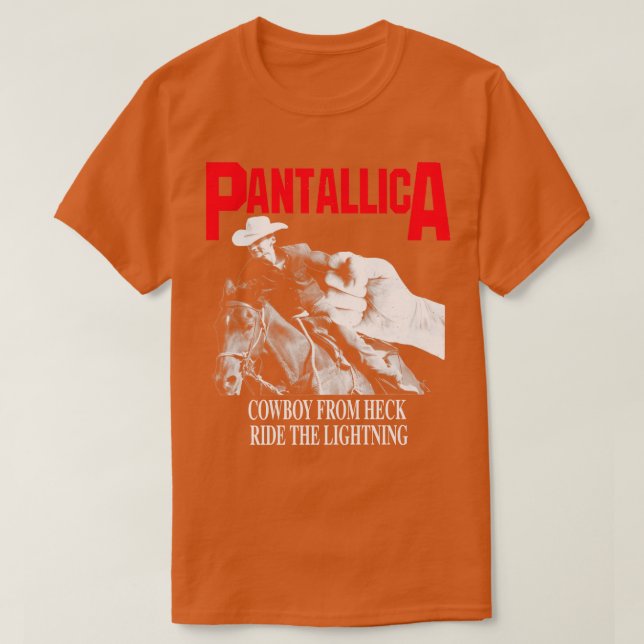 Camiseta PantálicaA Paródia Metálica Poser (Frente do Design)
