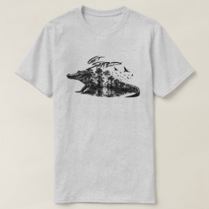 Camiseta Pântano de Jacaré Inundado