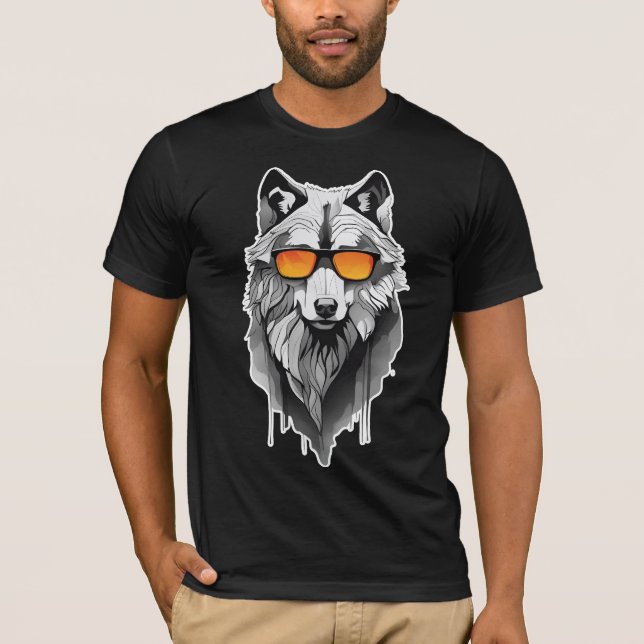 Camiseta pântano do lobo sigma (Frente)