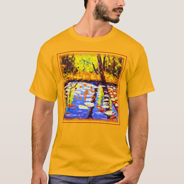 Camiseta Pântano Florestal Colorido. Comprar Agora (Frente)