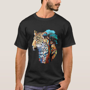 Camiseta Pantera-besta Animal Mundo Predador Natureza Selva