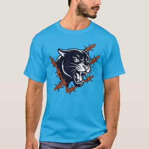 Camiseta Pantera DesencadeadaCamisaDivisão Garra de Pantera