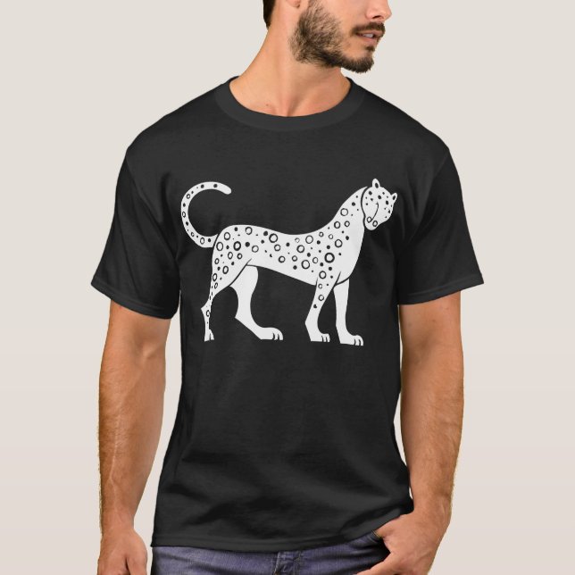 Camiseta Pantera, design alivio grego (Frente)