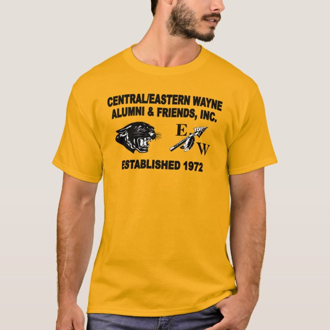 Camiseta Pantera e Tendência do EW Dourado (Frente)
