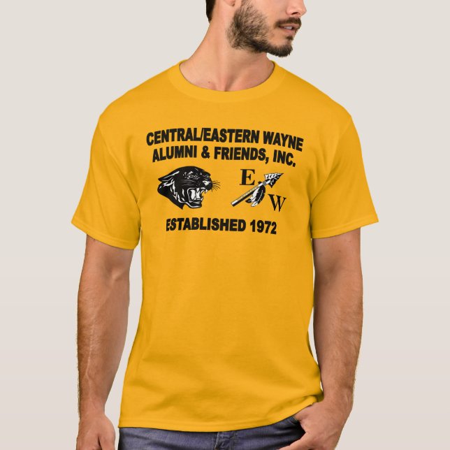 Camiseta Pantera e Tendência do EW Dourado (Frente)