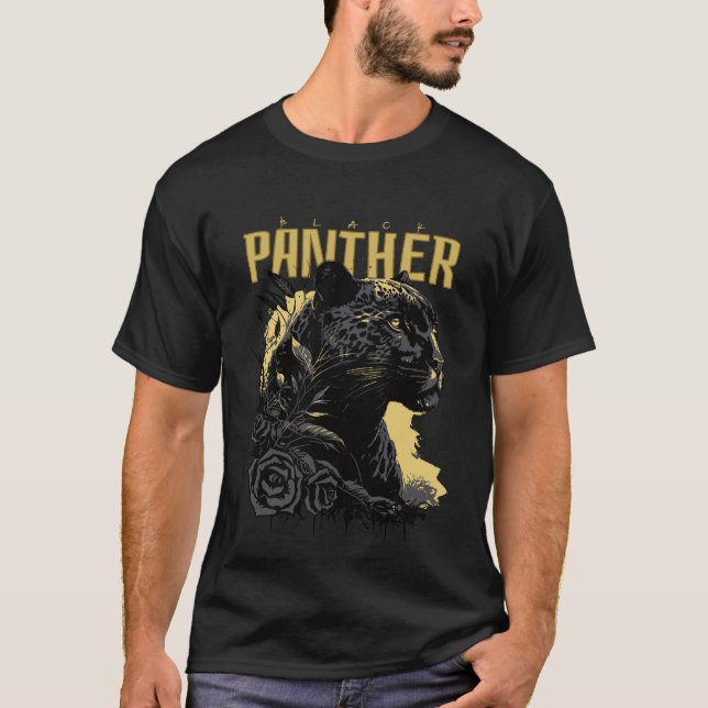 Camiseta Pantera Negra (Frente)