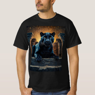 Camiseta Pantera Negra e Templo Tailandês