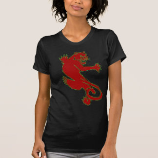 Camiseta pantera vermelha/verde
