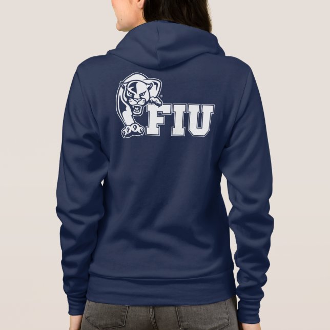 Camiseta Panteras FIU - Logotipo branco (Verso)