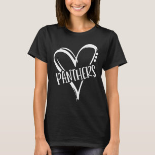 Camiseta Panteras Retro Mascot Unisex Escola Espírito Panth