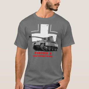 Camiseta Panther Panzerkampfwagen V tanque militar WW2
