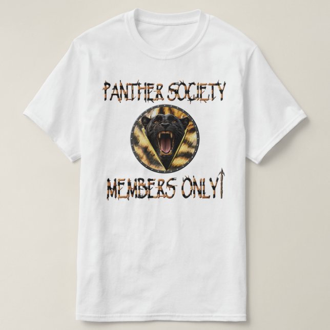 Camiseta Panther Society MO (Frente do Design)