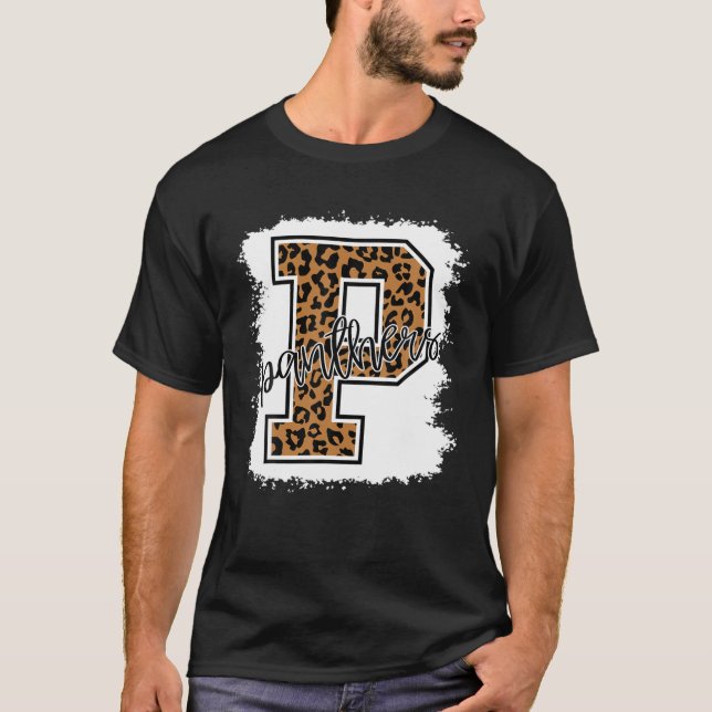Camiseta Panthers School Sports Fan Team Spirit Mascot Gift (Frente)