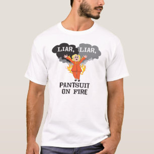 Camiseta Pantsuit no fogo