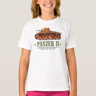 Camiseta Panzer II A2 Guerra Mundial 2 Tanque alemão leve