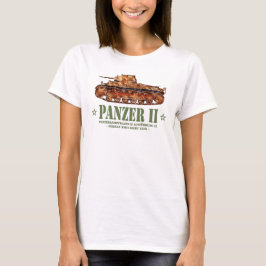 Camiseta Panzer II A2 Guerra Mundial 2 Tanque alemão leve