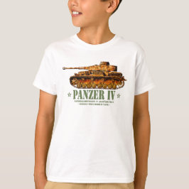 Camiseta Panzer IV Guerra Mundial 2.ª Divisão Média Alemã W