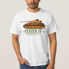 Camiseta Panzer IV Guerra Mundial 2.ª Divisão Média Alemã W