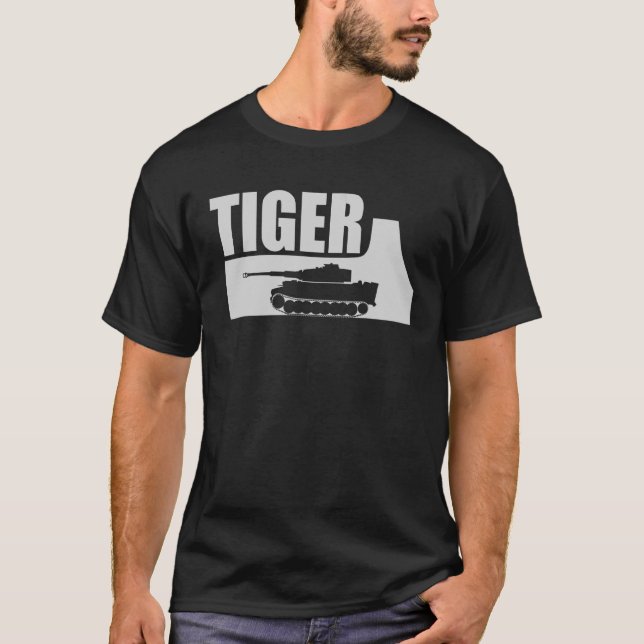 Camiseta Panzer VI Tigre 1 Alemão WW2 2 (Frente)