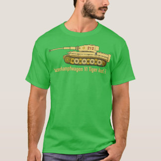 Camiseta Panzer VI Tigre 1 Tanque alemão WW2
