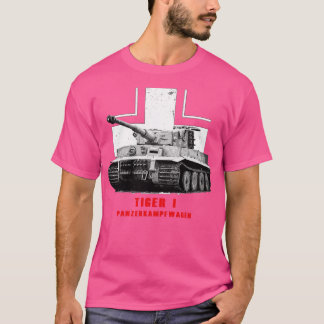 Camiseta Panzerkampfwagen Tiger I Tanque militar WW2