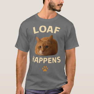 Camiseta Pão Acontece Amantes de Gatos Unem-se amigos