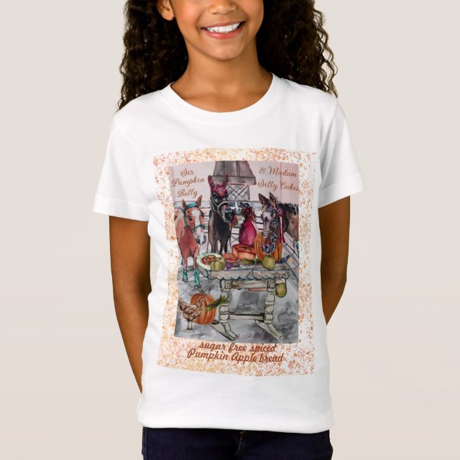 Camiseta Pão de abóbora-de-abóbora (Frente)