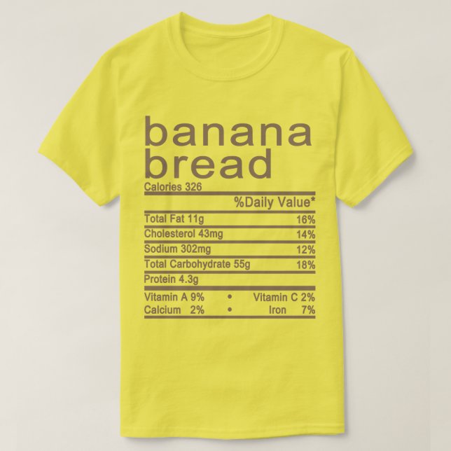 Camiseta pão de banana (Frente do Design)