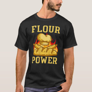 Camiseta Pão de Farinha de Trás para Assar