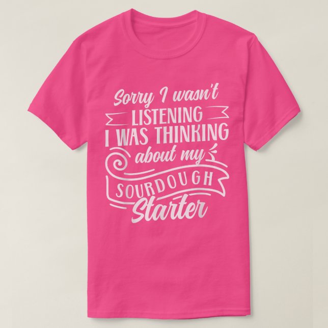 Camiseta Pão De Fato De Sourdough Fia De Assar (Frente do Design)