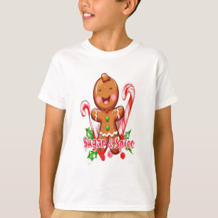 Camiseta Pão-de-gengala e canas-de-gengibre