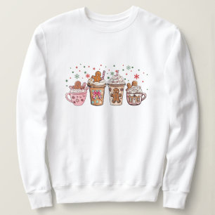 Camiseta Pão-de-gengala Quente De Cacau Bebidas Férias De N