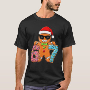 Camiseta Pão de gengibre engraçado seis sete 67 sorvete got
