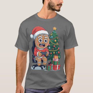 Camiseta Pão de gengibre sentado na cadeira de jogos Christ