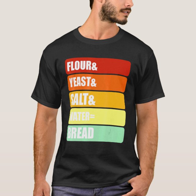 Camiseta Pão De Levedura De Banho - Pão De Água De Levedura (Frente)