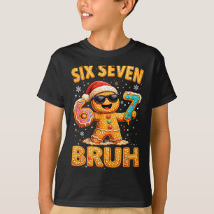 Camiseta Pão de Mel Engraçado Seis Sete 67 Sorvete Gotejame