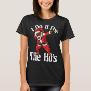 Camiseta Pão de Natal Black African American Papai Noel