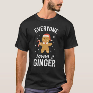 Camiseta Pão de Natal Cookie Todo Mundo Adora Ginger