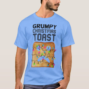 Camiseta Pão De Pão De Pão Com Pão De Natal Engraçado Luzes