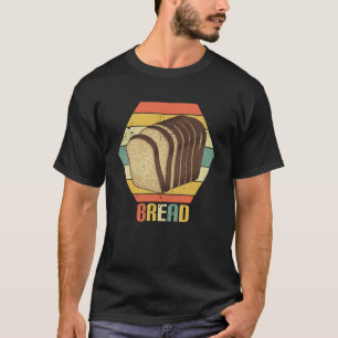Camiseta Pão de Vintagem Retroativa Pão Pão Pão Baker Fanát