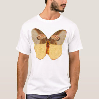 Camiseta pão e borboleta