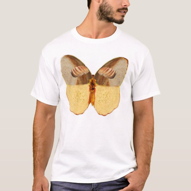 Camiseta pão e borboleta (Frente)